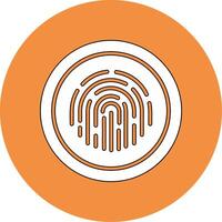 Fingerprint Vector Icon