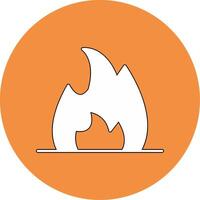 icono de vector de fuego