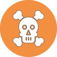 Skull And Bones Vector Icon