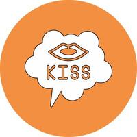 Kiss Vector Icon