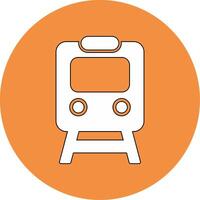 icono de vector de tren