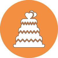 Wedding Cake Vector Icon