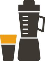 Juicer Glyph Two Colour Icon vector