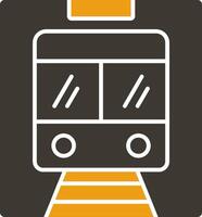 Metro Glyph Two Colour Icon vector