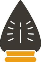 Iron Glyph Two Colour Icon vector