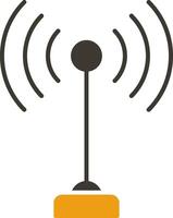 Antena Glyph Two Colour Icon vector