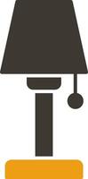 Lamp Glyph Two Colour Icon vector