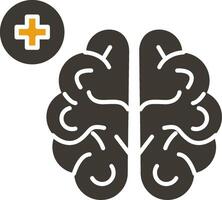 Neurology Glyph Two Colour Icon vector