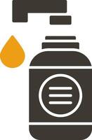 Hand Soap Glyph Two Colour Icon vector