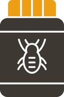 Pesticide Glyph Two Colour Icon vector