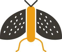 Insects Glyph Two Colour Icon vector