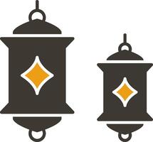 Lights Glyph Two Colour Icon vector
