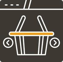 Ecommerce Glyph Two Colour Icon vector