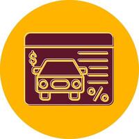 Car Loan Vector Icon