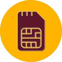 Sim Card Vector Icon