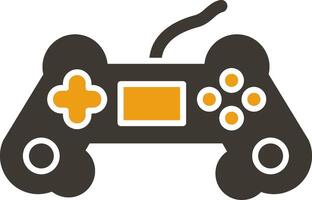 Game Controller Glyph Two Colour Icon vector