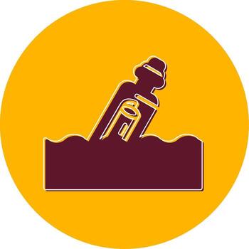 Message In A Bottle Vector Icon