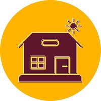 Beach House Vector Icon