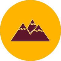 Rocky Mountains Vector Icon