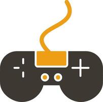 Videogame Glyph Two Colour Icon vector
