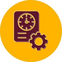 icono de vector de gestión de tiempo