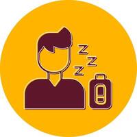 Tired Vector Icon