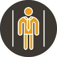 Business People Glyph Two Colour Icon vector