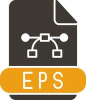 Eps Glyph Two Colour Icon vector