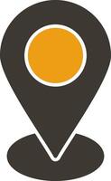 glyph two color icon vector