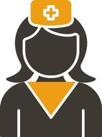 glyph two color Vector Icon