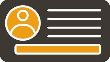 glyph two color icon vector