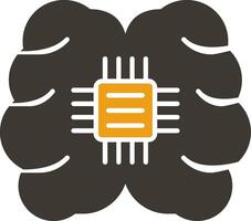 glyph two color icon vector
