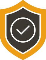 glyph two color icon vector