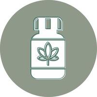 Cannabis oil Vector Icon