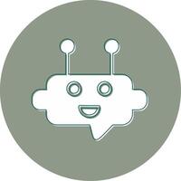 Robot Chat Vector Icon