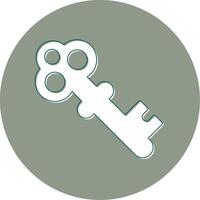 Old Key Vector Icon