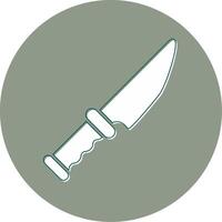 icono de vector de cuchillo