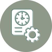 Time Management Vector Icon