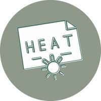 Heat Vector Icon