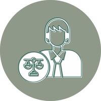 Lawyer Vector Icon