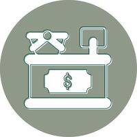 Cashier Vector Icon