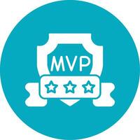 icono de vector de mvp