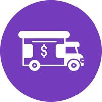 Bank Truck Vector Icon