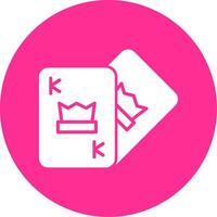 icono de vector de cartas de póquer