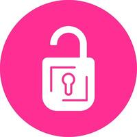 Open Padlock Vector Icon