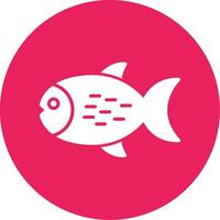 icono de vector de pescado