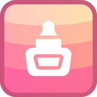 Liquid glue Glyph Squre Colored Icon vector