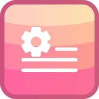 Deploy rules Glyph Squre Colored Icon vector