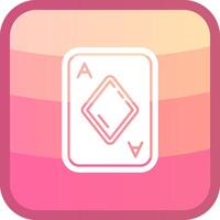 Diamonds Glyph Squre Colored Icon vector