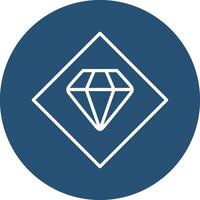 icono de vector de diamante